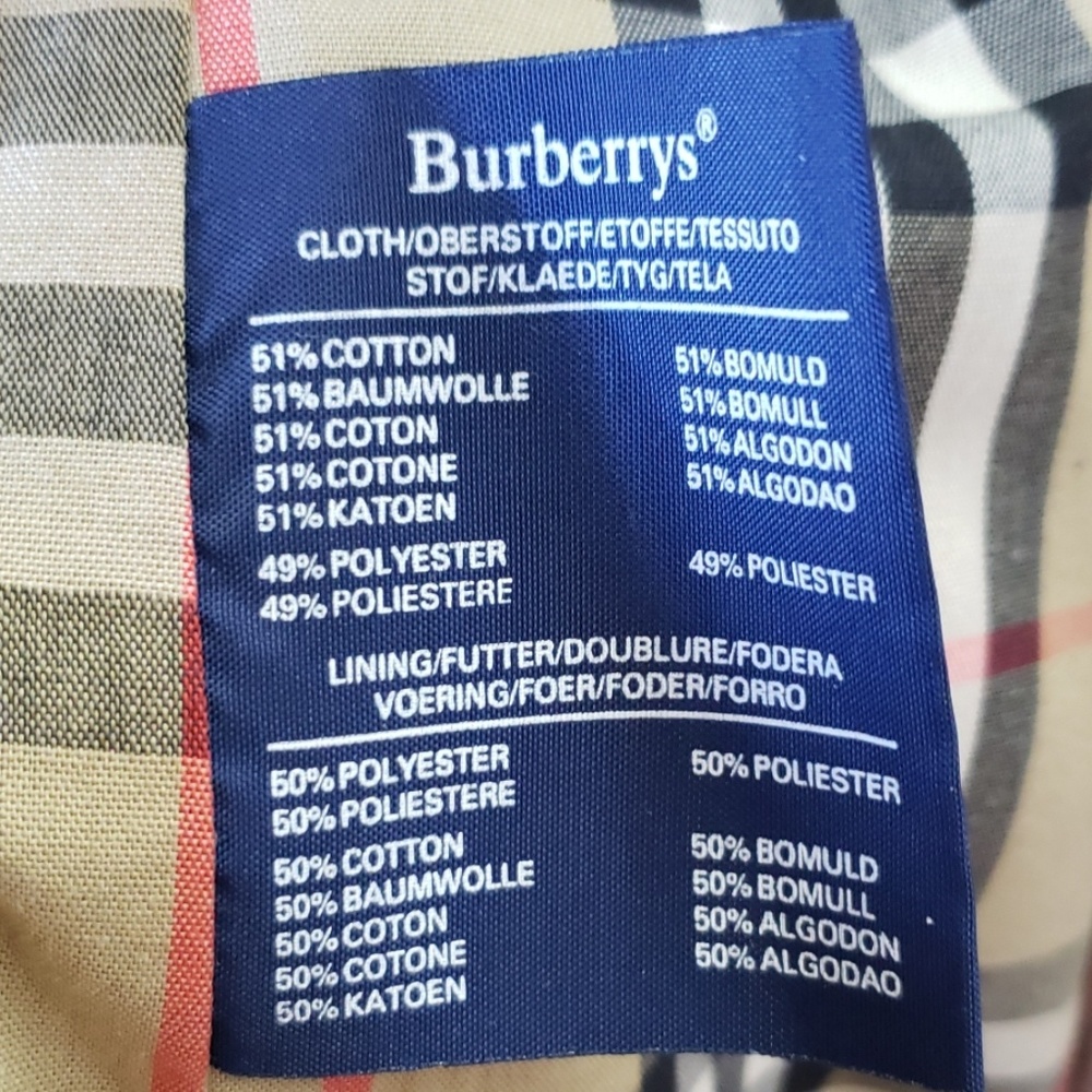 Vintage Burberry Wool Lined Trench Coat - Picture 8 of 8